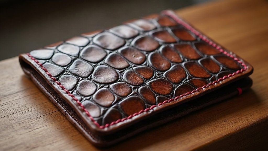 Alligator vs Caiman Leather for Small Hand-Stitched Card Wallets
