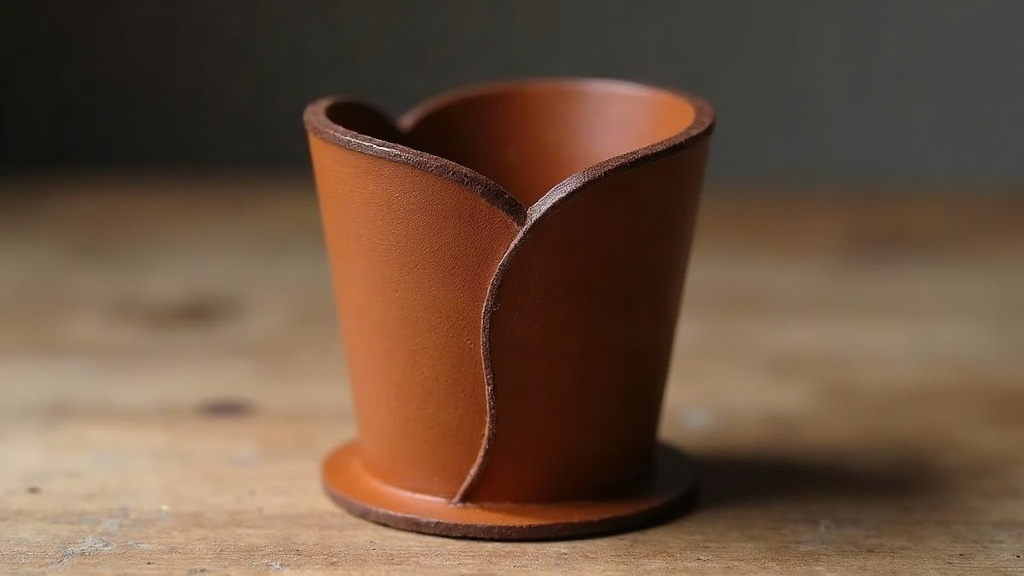 Wet-Forming a Leather Pencil Cup Without a Press Mold: DIY Guide