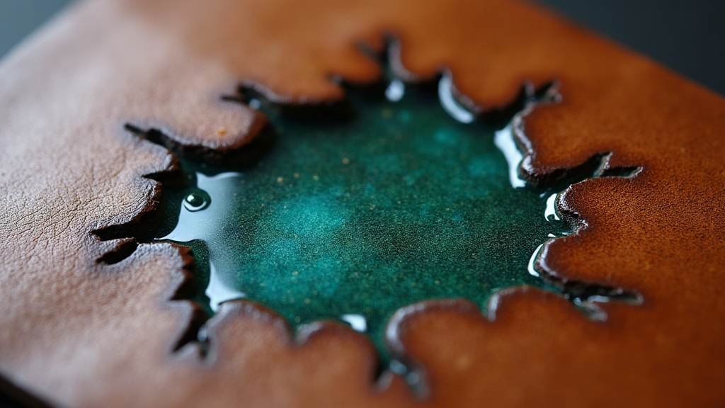 Why Antique Gel Pools in Deep Leather Tooling Impressions